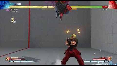 SFV CE [☆Gill☆]  fire boll loop•