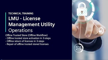 LMU – License Management Utility – Operations – Offline Trusted Store