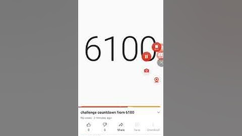 challenge countdown from 6200