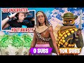 I got 100 UNDERRATED youtubers to scrim for $100 in Fortnite... (0 subscribers)