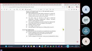 PTCR Lesson 16 - Taxation of Sole Traders/Self Employed Individuals