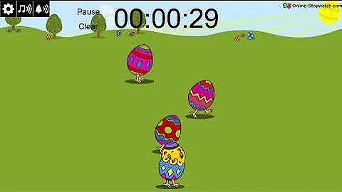 1 minute easter egg race timer