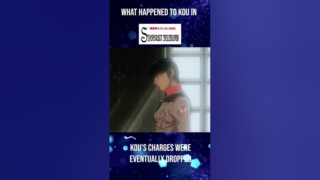 what happened to Kou in Mobile Suit Gundam 0083 Stardust Memory #gundam #anime #uc0084