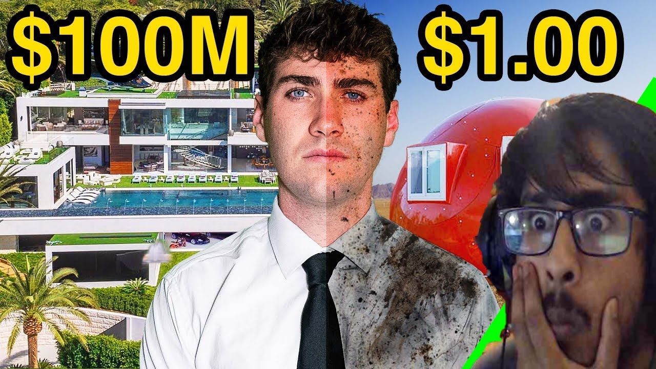 AIRRACK Survived Worlds Largest VS Smallest House YouTube