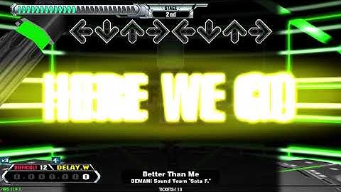 【LV12】DDR / Better Than Me - DIFFICULT DOUBLE with handclap