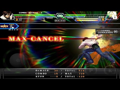 Nests Kyo combo training 5 (unlocked with points) - KOF 2012 A