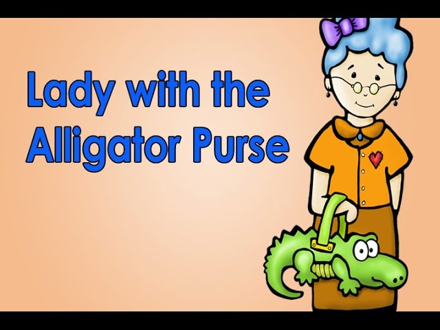 The Lady with the Alligator Purse /Read Along Jump Rope Songs/Kids Songs -  YouTube