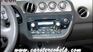 Acura RSX Car Audio - Stereo and CD Removal = Car Stereo HELP