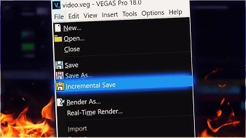 VEGAS Pro 18: How To Use The Incremental Save Feature - Tutorial #496