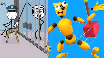 RAGDOLL BREAK & KICK🩷 VS THIEF🥷 PUZZLE🧩 | Epic Funny Battle Gameplay 😂💥