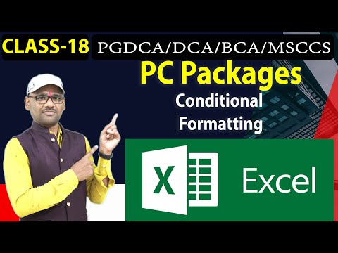 Offline Class- 18 - PC Packages Full Course | MS Excel l Home Tab Conditional Formatting & Auto sum