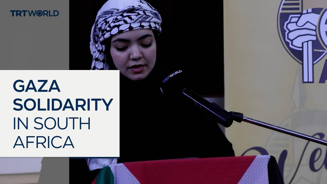 South Africans show solidarity with women enduring Gaza war