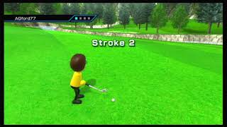 Wii sports golf 9 hole game