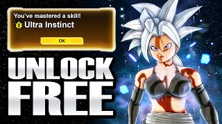 HOW TO UNLOCK FREE ULTRA INSTINCT (CAC) TRANSFORMATION - Dragon Ball Xenoverse 2 - All Secret Skills