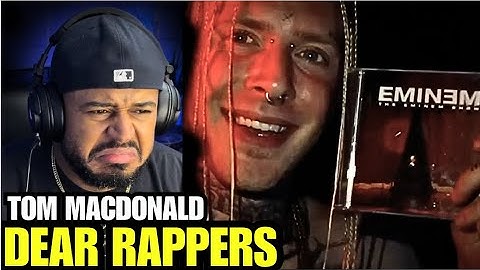 TOO MUCH TRUTH! | Tom MacDonald - DEAR RAPPERS | Reaction