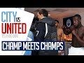 EXCLUSIVE DRESSING ROOM CELEBRATIONS | MENDY v USYK | Man City 3-1 Man Utd