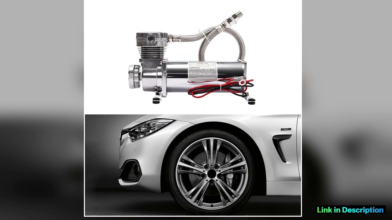 12V Car Air Compressor Ride Suspension Compressor Airpump Conversion Suspension Air Pump 200PSI for