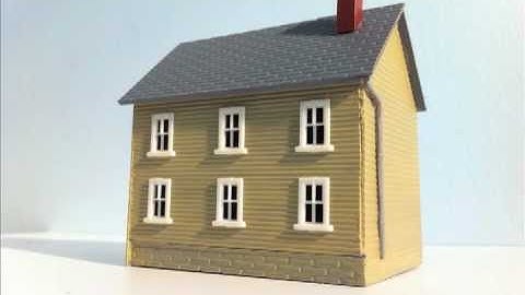 Model Railroad: How To Make 4 Houses From 1 Kit. Save $, Make Unique Buildings