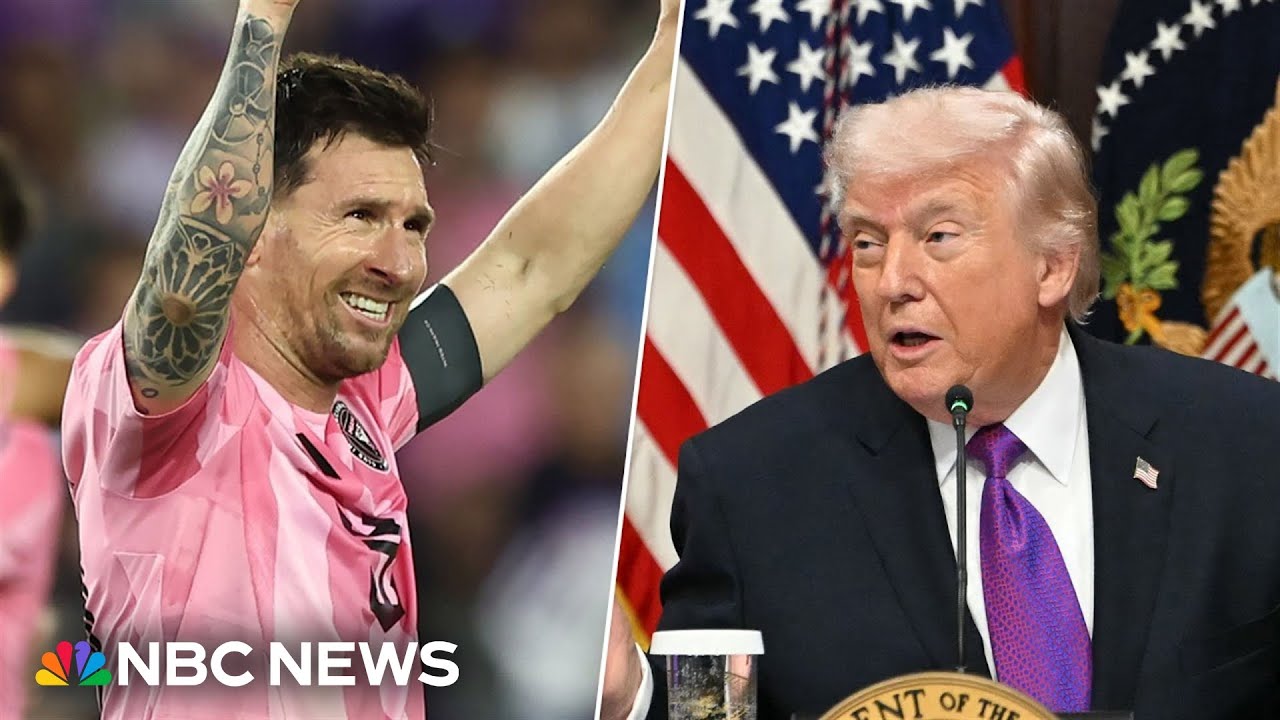 LIVE: Trump hosts Major League Soccer champions Inter Miami | NBC News