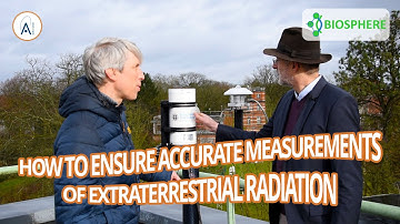 Ensuring accurate measurements of extraterrestrial radiation