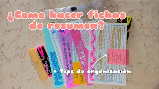 Como hacer fichas de resumen 🌈✍️| organización 🗒️| Lupita notes🪴✨ Como hacer fichas de resumen 🌈✍️| organización 🗒️| Lupita notes🪴✨