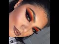 Burnt orange eyeshadow ft Bebella Cosmetics