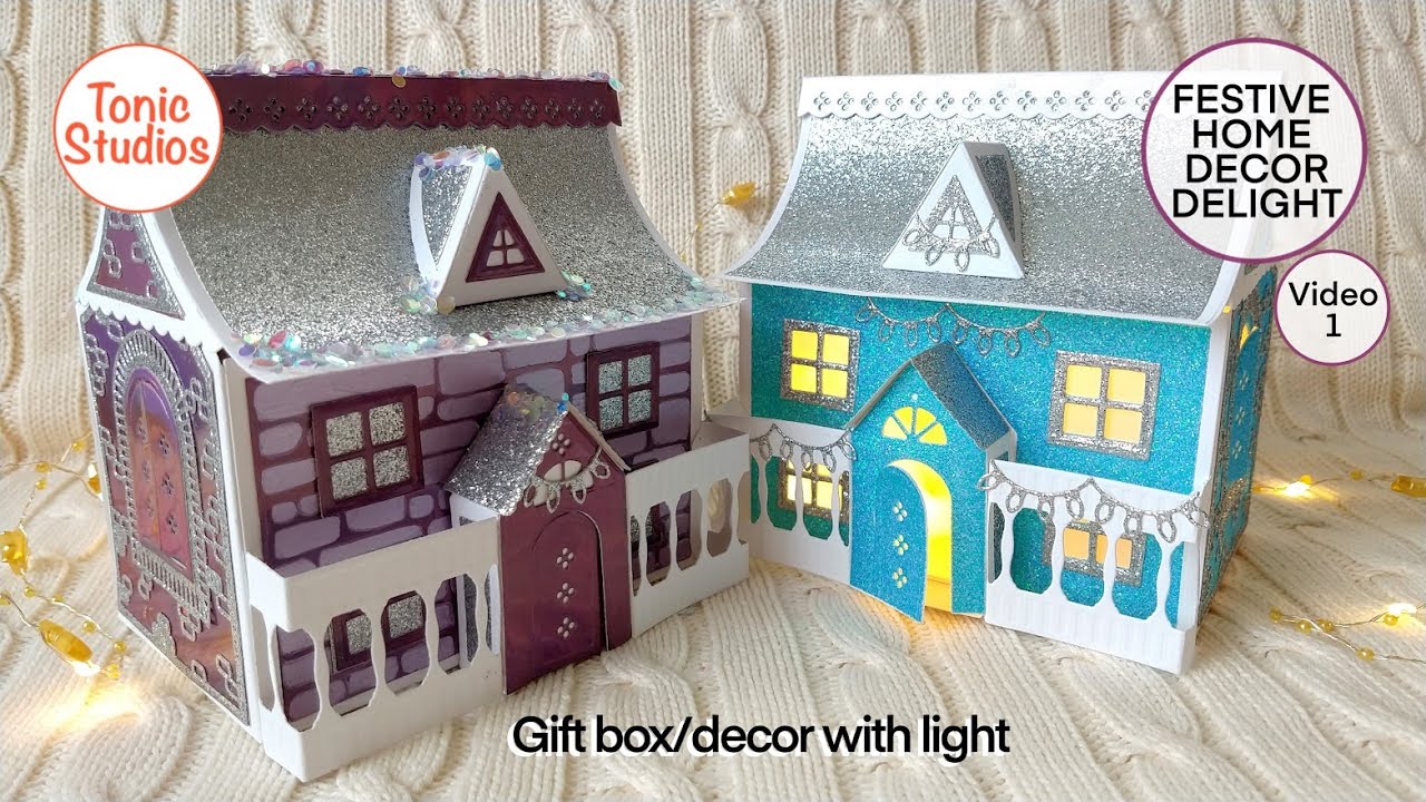 Праздничный домашний декор от Tonic Studios: ВИДЕО 1