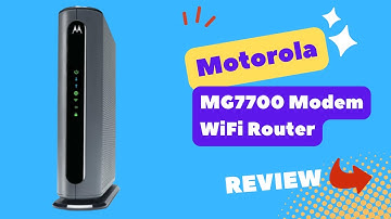 High-Speed Connectivity: Motorola MG7700 Modem WiFi Router Combo Review