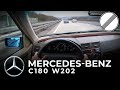 MERCEDES-BENZ C180 W202 – 1.8 L 122 PS POV DRIVE ON GERMAN AUTOBAHN | BRATUR