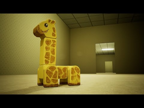 Wooden Giraffe Toy found in Backrooms