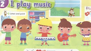 connect kg 1 u2 1st term I can play music / كونكت كى جى وان الترم الاول الوحدة الثانية نصوص استماع