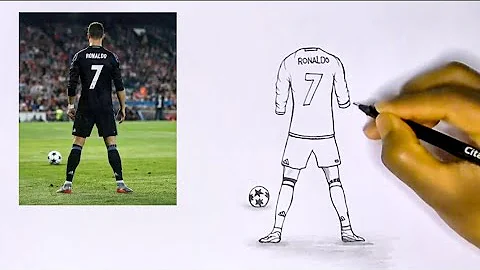 How to Draw Ronaldo | Ronaldo Drawing | How to Draw Ronaldo Realistic | @ArtisanBD