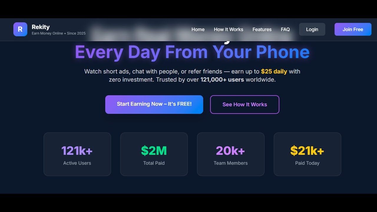 Earn Real Money Online SingUp free https: