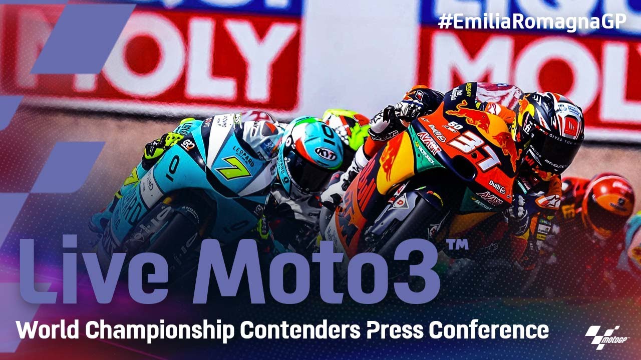 Live 📡 Moto3™ World Championship Contenders Press Conference