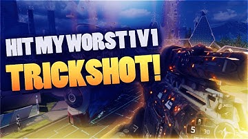 Hit my worst 1v1 trickshot! on my friend (BO3)