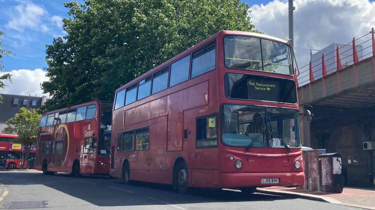 FRV. SWR RRP: Surbiton to Clapham Junction (All Stops). ALX400 B7TL Ex- Arriva VLA176 (LJ55 BVH)