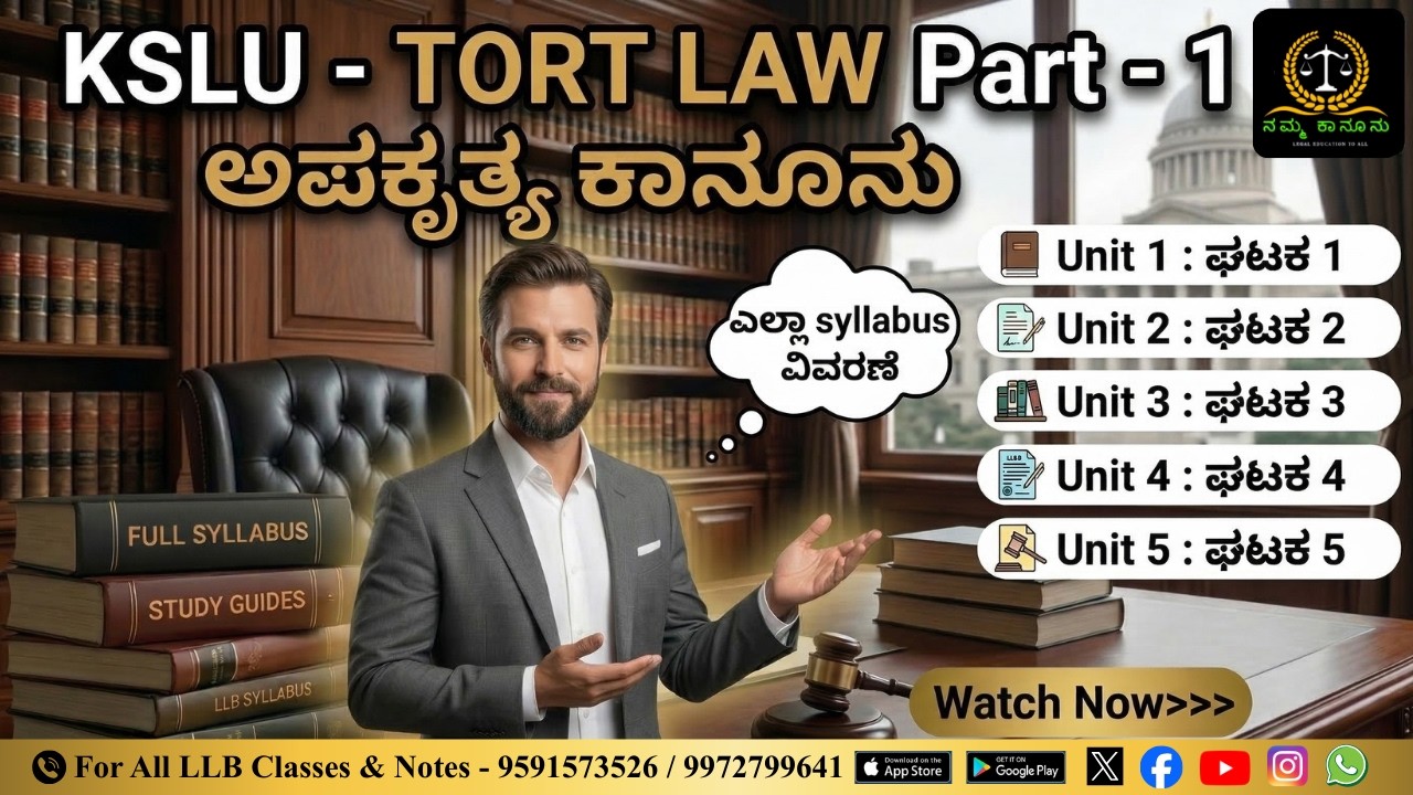 kslu-tort-law-part-1-whole-5-unit-syllabus