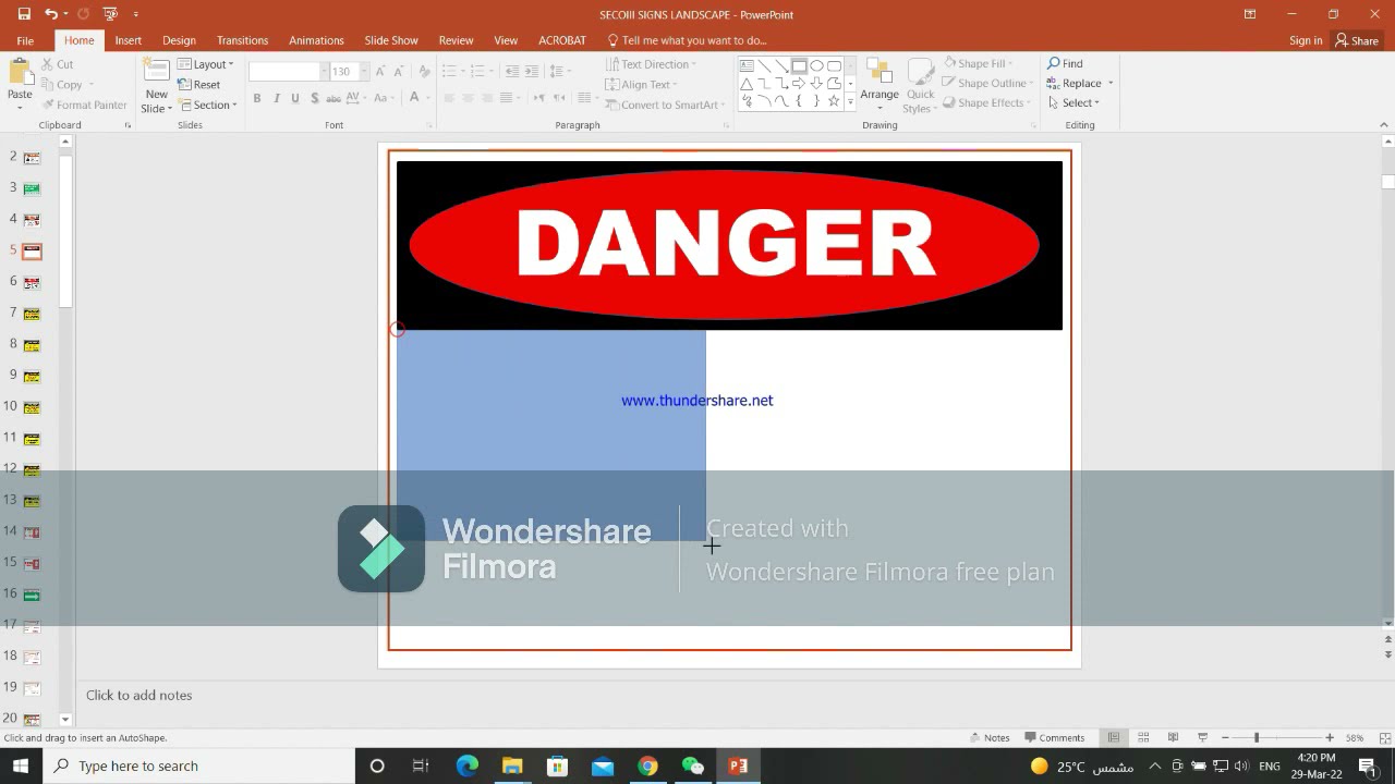 HOW TO MAKE DANGER SIGNAGE