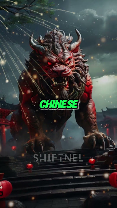 🧌Who is Nian the legendary monster in Chinese mythology?🎆| part42#top #shorts #history #facts #myths