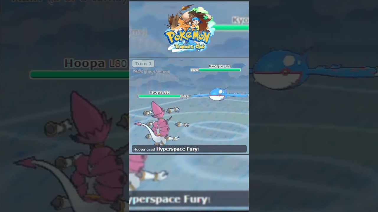 Pokémon Hoopa Unbound vs Kyogre | Random Battle