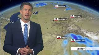 BBC Weather today in SOUTH AND CENTRAL ASIA - August 1st 2026