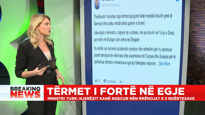 #KUBI: Tërmeti i fortë në Egje, ministri Turk: Njerëzit kanë ngecur nën rrënojat e 5 ndërtesave