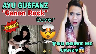 Ayu Gusfanz'CANON ROCK'Cover (You Rock my World girl😱)REACTION