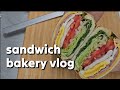 sandwich bakery vlog / 육아하고 집안일하고 샌드위치만들고 빵만드는 뒤죽박죽 일상 / 샌드위치 베이커리 카페/ 샌드위치 만드는 영상