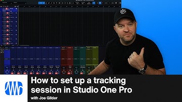 How to set up a tracking session from scratch in Studio One Pro | PreSonus