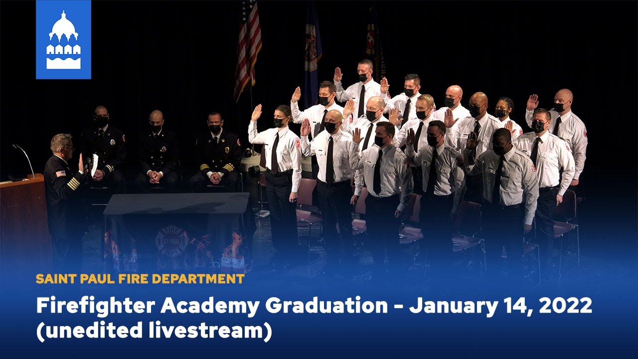 Saint Paul Firefighter Academy Graduation - January 14, 2022