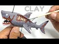 How to make a ZOMBIE SHARK with plasticine or clay in steps - My Clay World