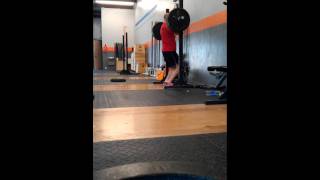 Split jerk cluster set 1 225 12/14/11