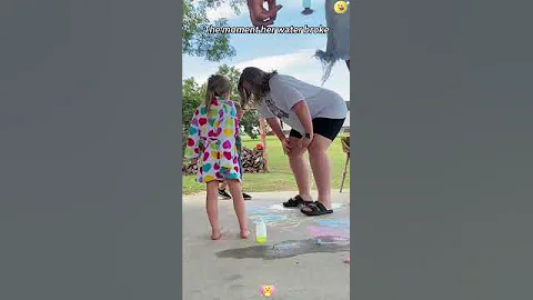 The moment her water broke☺️❤️