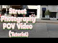 How to make a Street Photography POV video (without gopro) Cheap setup
